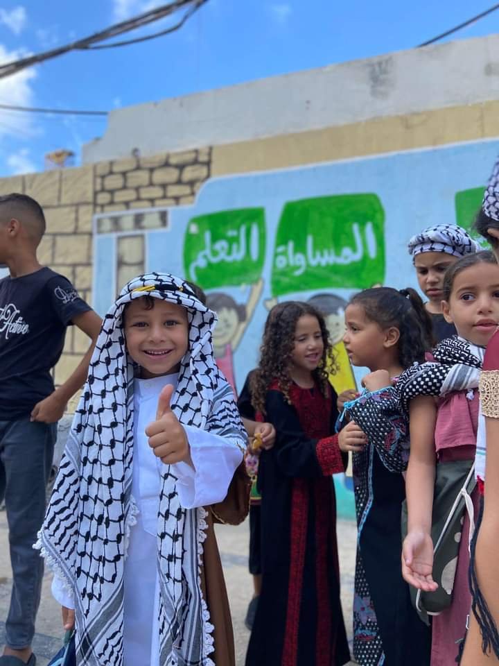 مخيم البرج الشمالي، فعالية  دعم غزة، بعدسة الإعلامية دعاء خليفة